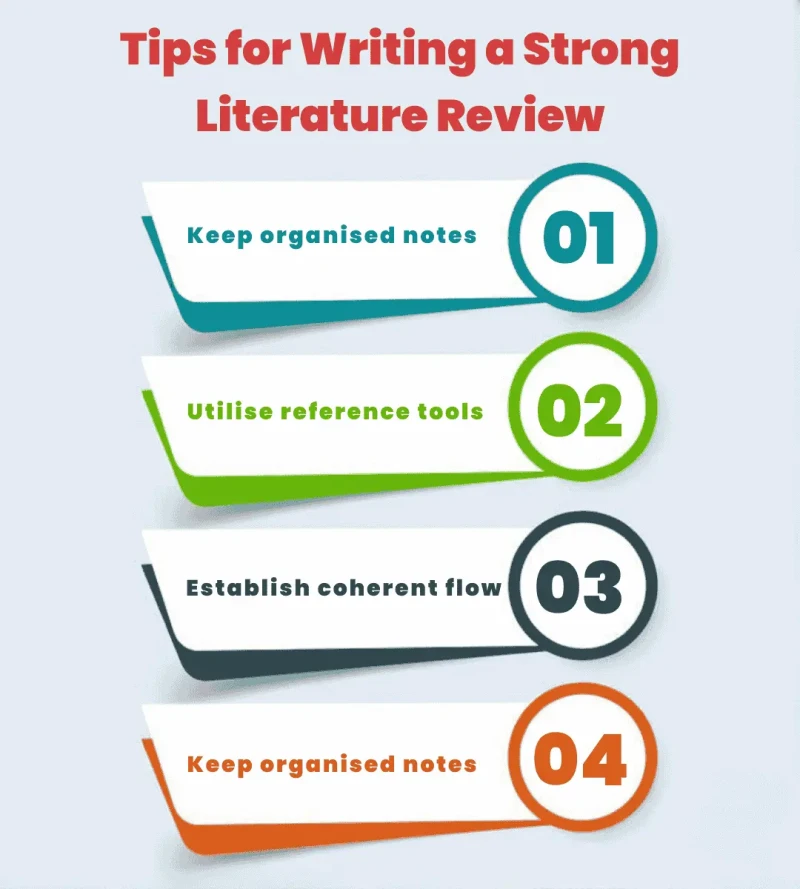 Tips to write a strong literature review