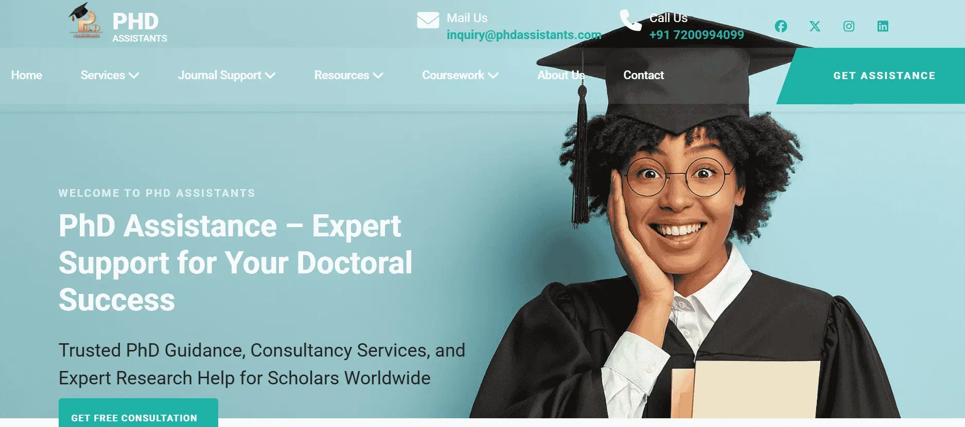 best phd assistance service in india